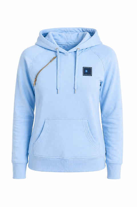 Chest port access hoody